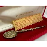 Silver gilt Coronation spoon