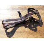 WW2 leather horse head collar