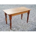 Victorian pine kitchen table