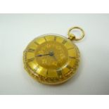 Ladies Gold Fob Watch