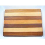 Handcrafted kitchen chopping board