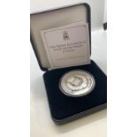 Boxed 2015 sterling silver £5 coin