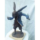 Wonderland rabbit sculpture