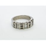 18ct white gold diamond ring