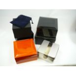 5 x assorted watch boxes