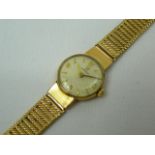 Ladies Gold Vintage Omega Wrist Watch