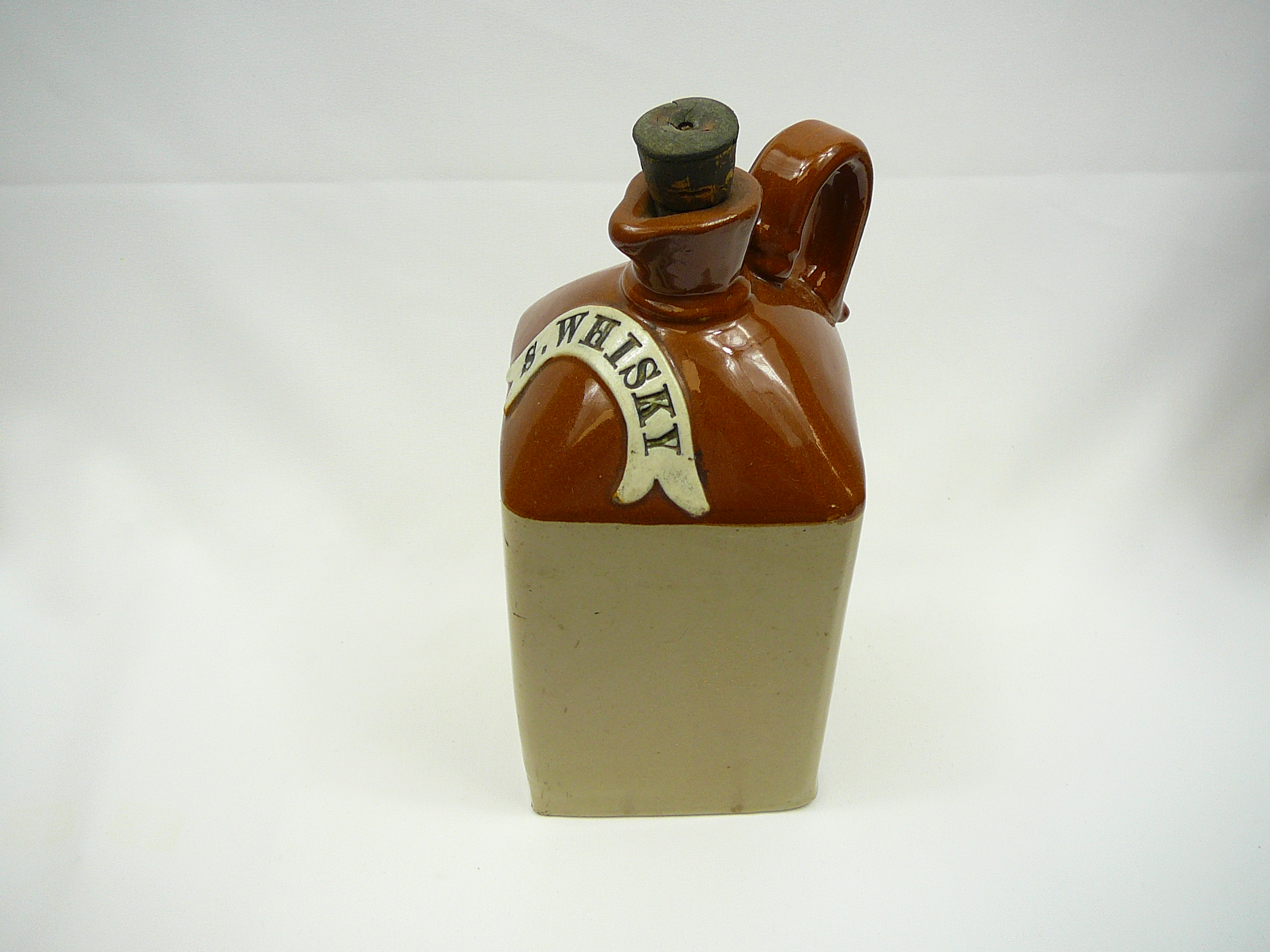 Four stoneware spirit flasks - Image 3 of 5