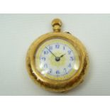 Ladies Antique Gold Fob Watch