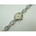 Ladies Silver Wrist Watch