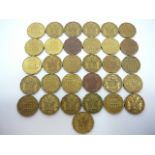 x31 UK pre-decimal threepenny coins
