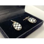 Silver cufflinks