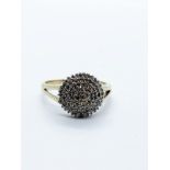 9ct gold diamond ring