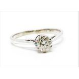 18ct white gold diamond ring