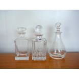 3 Crystal Decanters