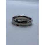 Palladium wedding band