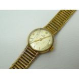 Ladies Vintage Gold Omega Wrist Watch