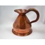 Victorian copper measure jug