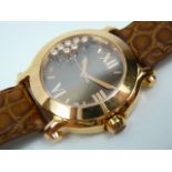 Ladies Gold Chopard Wrist Watch