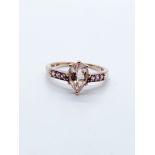 9ct rose gold ring