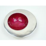 Retro aluminium and enamel dish