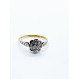 18ct gold and diamond ring