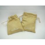 2 Jaeger LeCoultre Suede Pouches