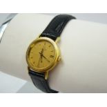 Ladies Gold Omega Wrist Watch