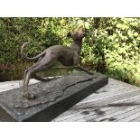 Basil! The Whippet sculpture by Lydia Karpinska