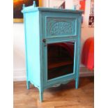 Painted Victorian music cabinet