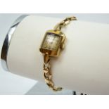 Ladies Vintage gold Tudor Wrist Watch