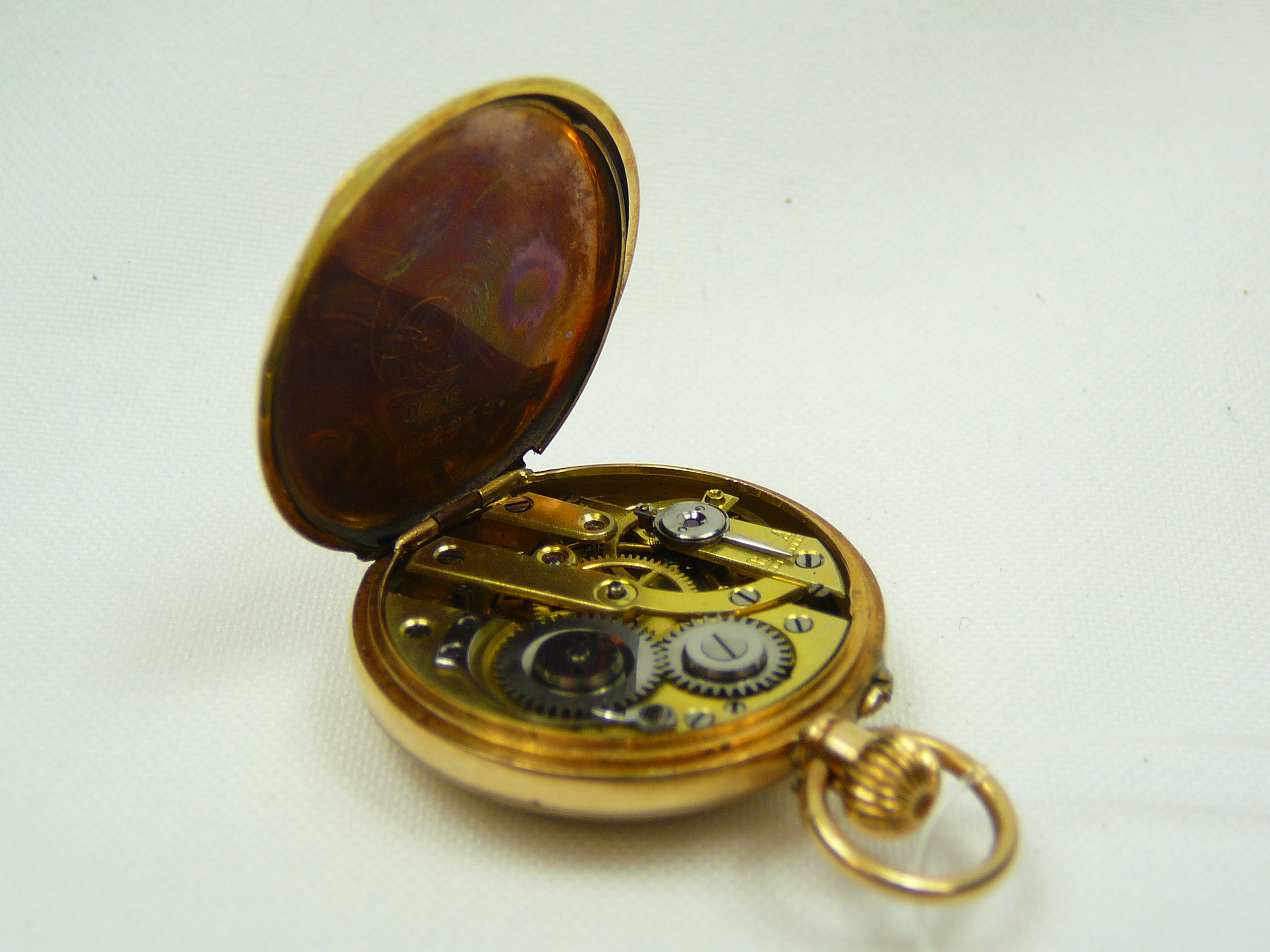 Ladies Antique Gold Fob Watch - Image 4 of 5