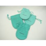 4 Tiffany and Co Suede Pouches