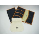 3 Raymond Weil Card Wallets and Mont Blanc Suede Pouch