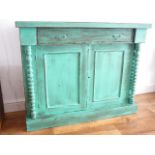 Painted Victorian chiffonier base