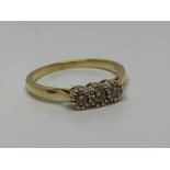 18ct gold diamond ring