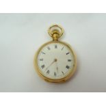 Ladies Antique Gold Fob Watch