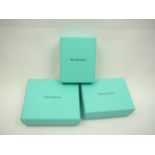 3 Tiffany and Co Boxes