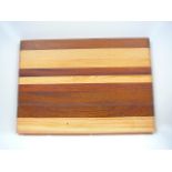 Handcrafted kitchen chopping board