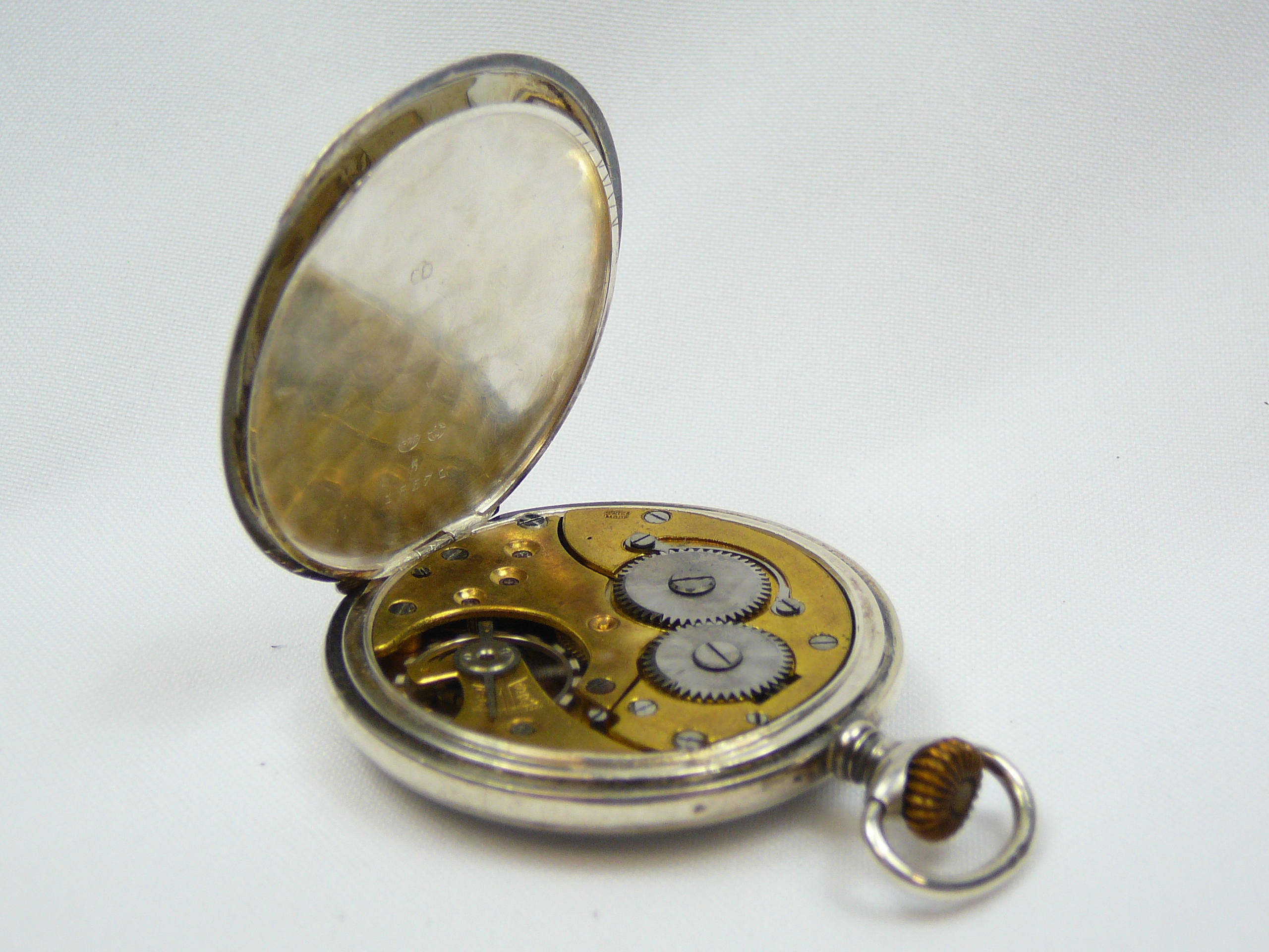 Gents Silver Pocket Watch - Image 4 of 5