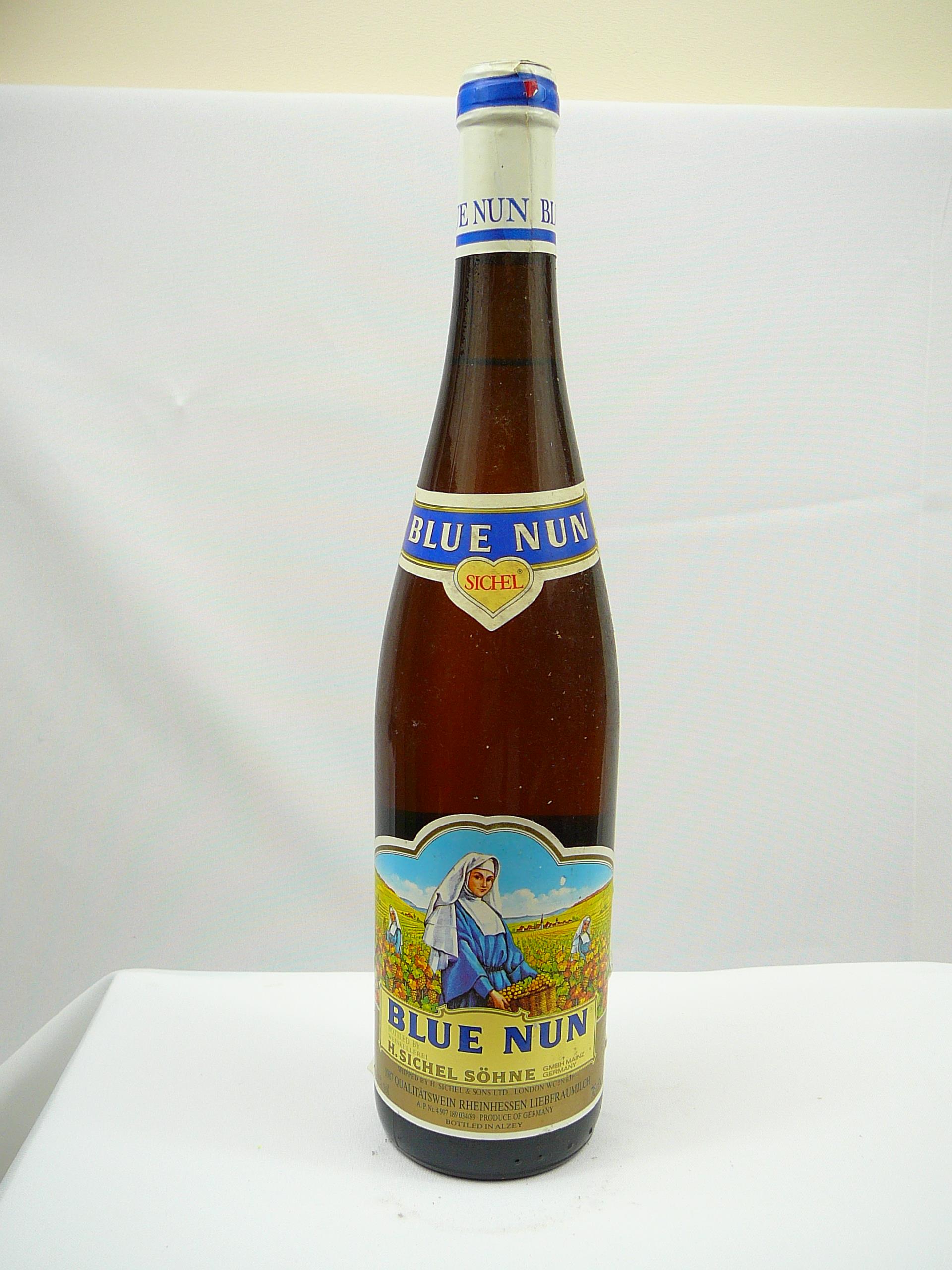 10 bottles vintage Blue Nun Wine - Image 10 of 10