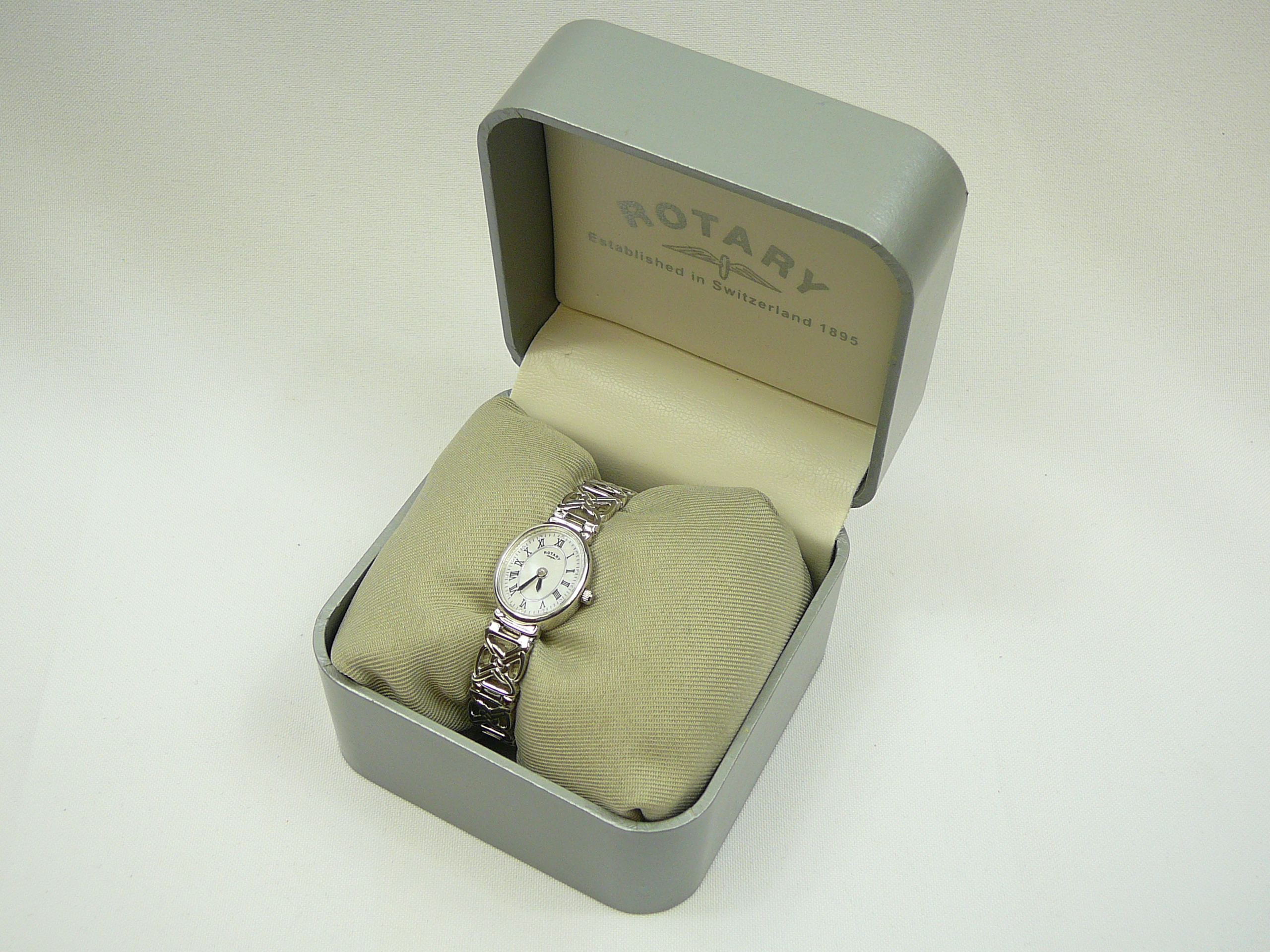 Ladies silver Rotary wristwatch - Image 3 of 3