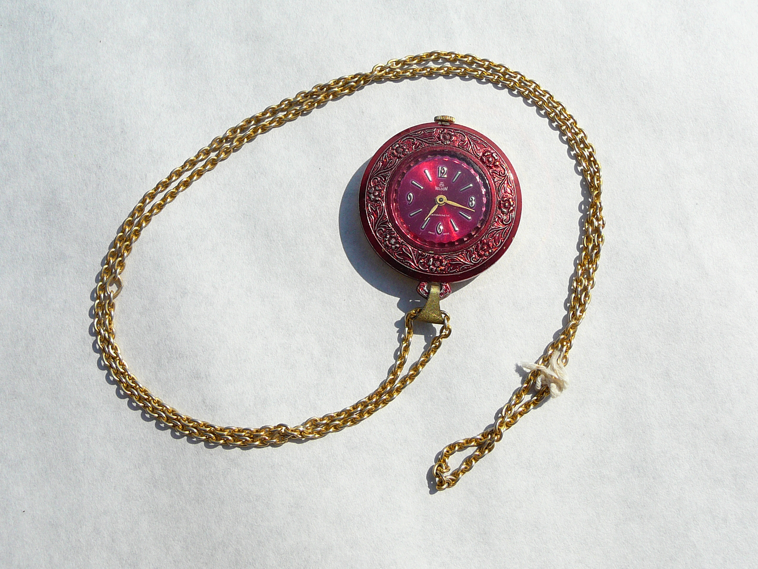 Ladies vintage pendant watch - Image 2 of 3