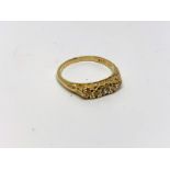 18ct gold diamond ring