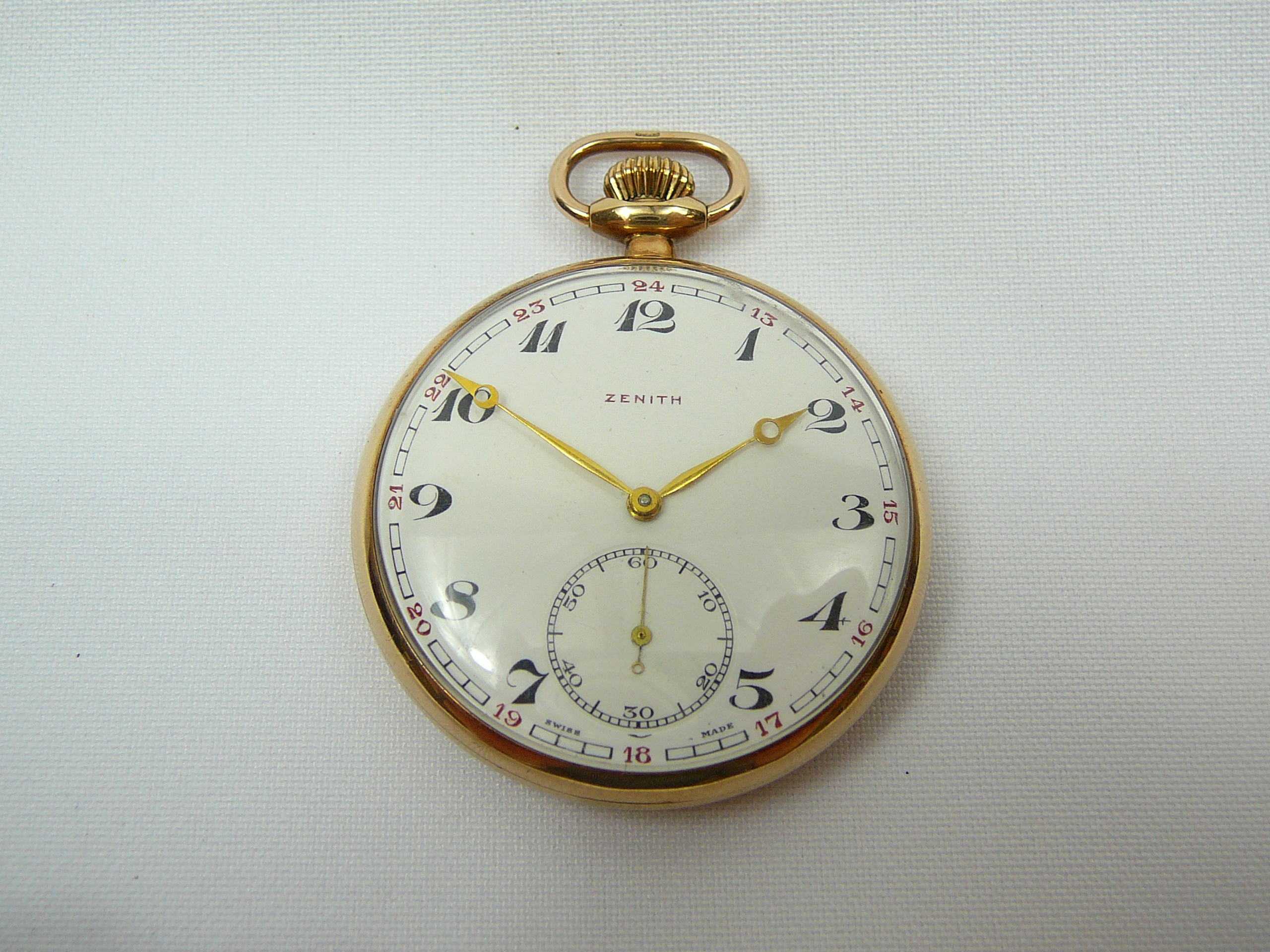 Gents gold Zenith pocketwatch - Image 5 of 10