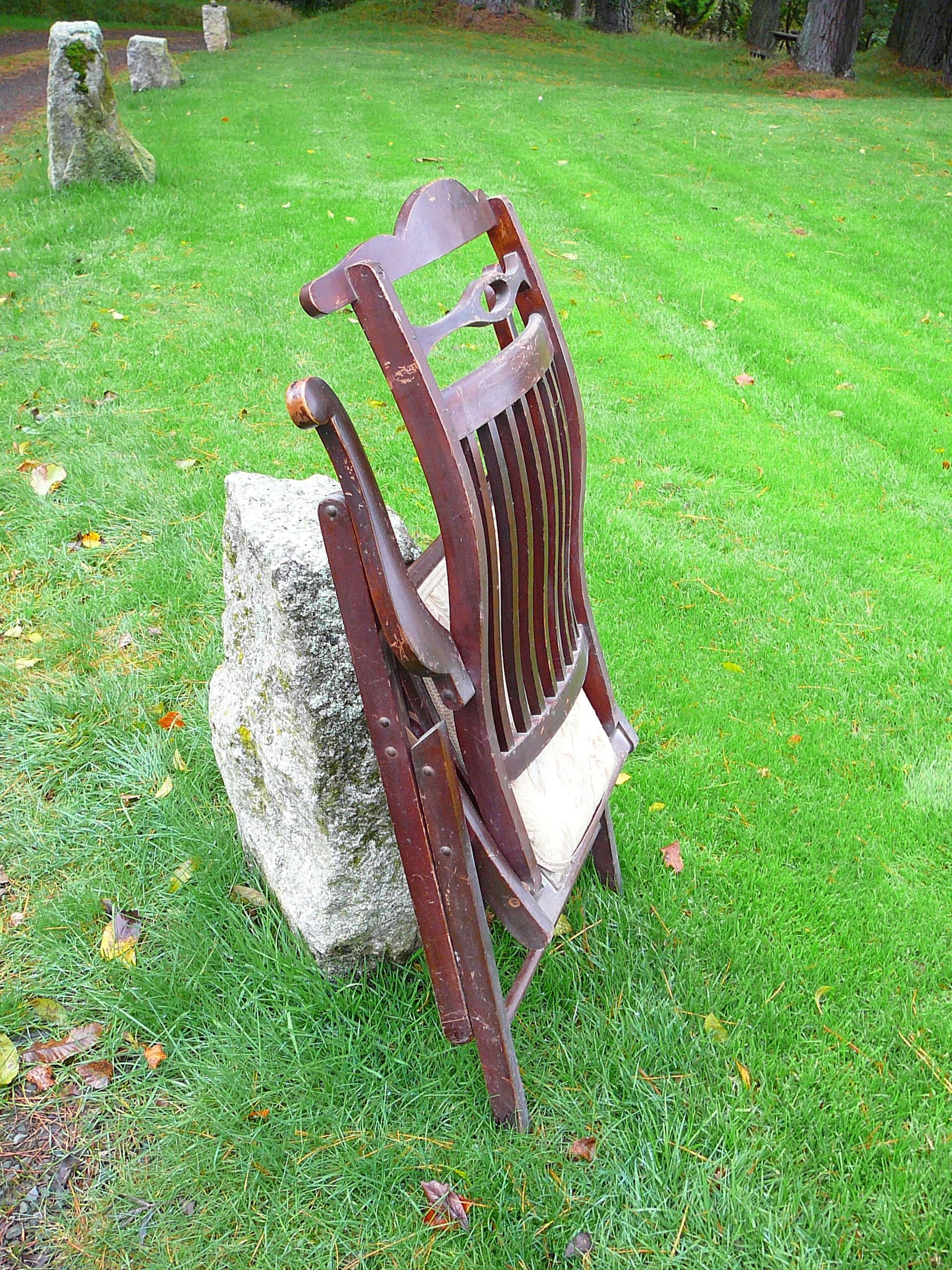 Folding campaign chair - Image 11 of 11