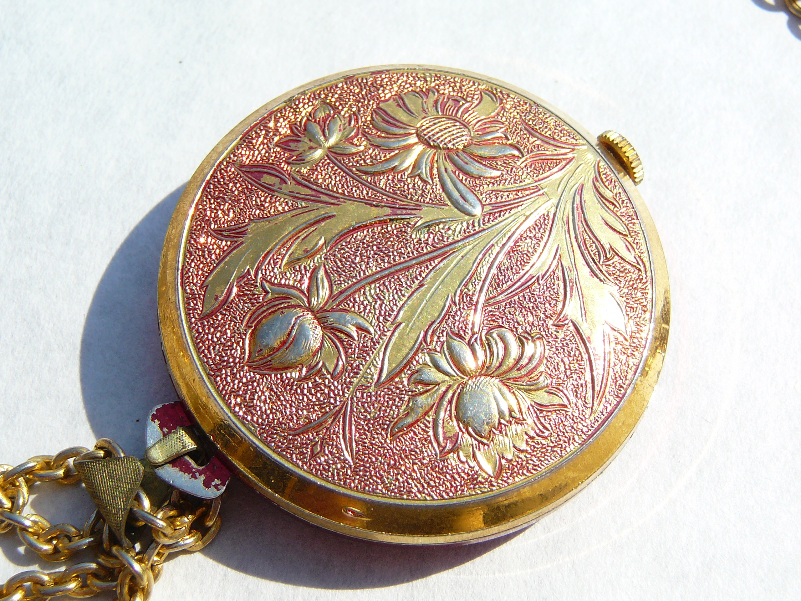 Ladies vintage pendant watch - Image 3 of 3