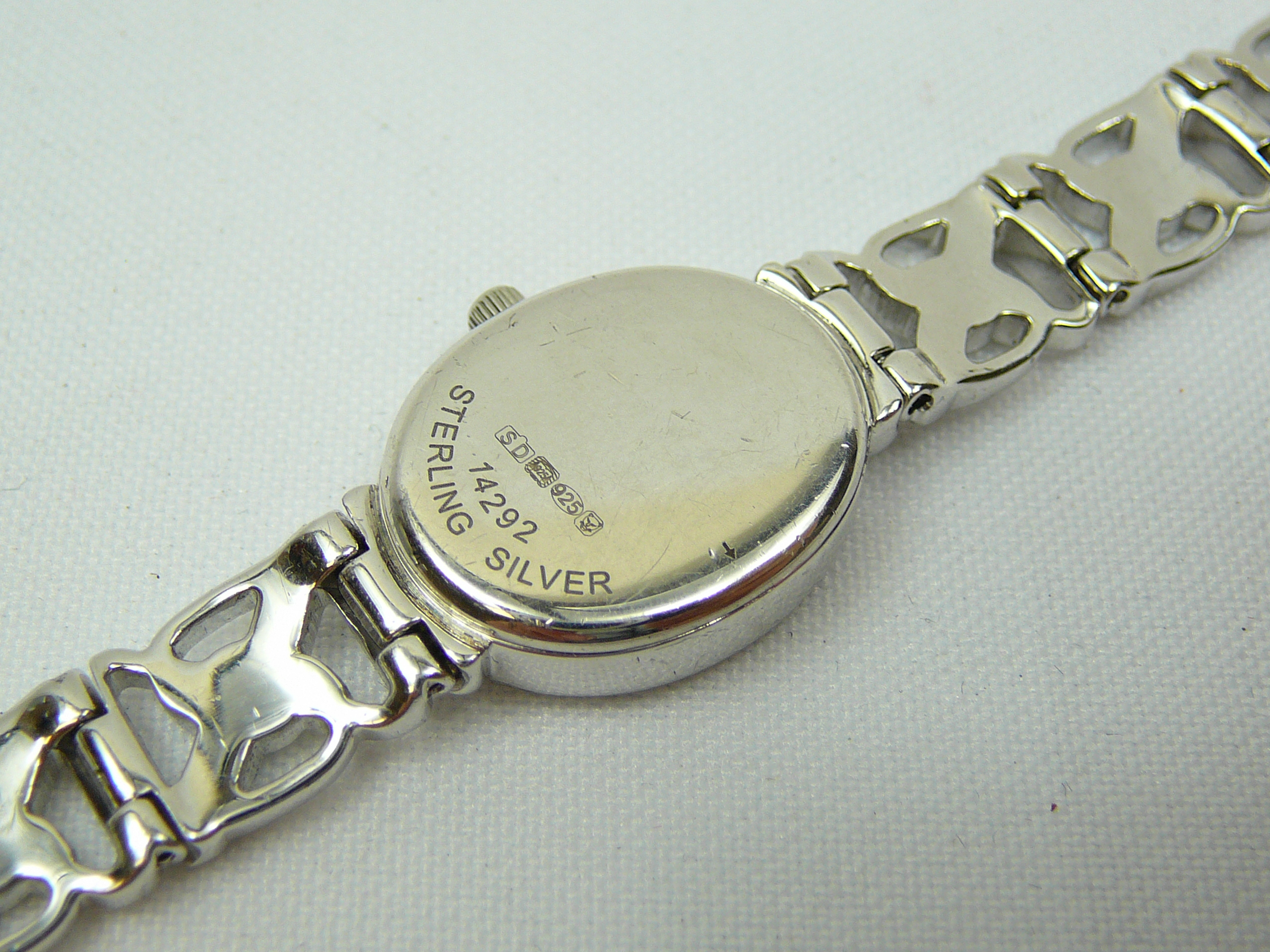 Ladies silver Rotary wristwatch - Image 2 of 3