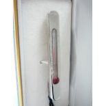 Thermometer tie pin