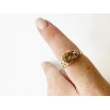 9ct gold citrine ring