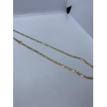 9ct gold figaro chain